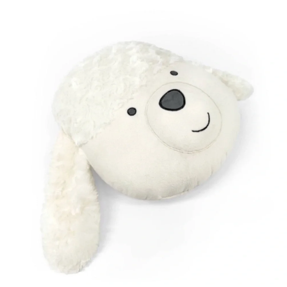 New! Poodle Pillow with adorable face & attached ears Target Bullseye Playground